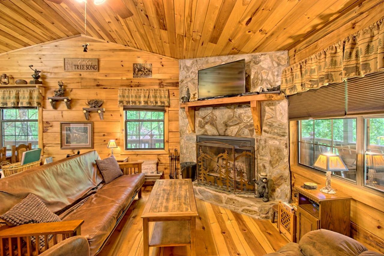 Tree Song Mountain Creek Cabin Villa Ellijay Exterior photo